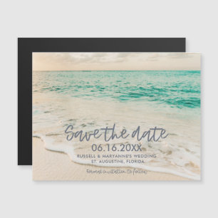 Sunset Beach Wedding Save the Date