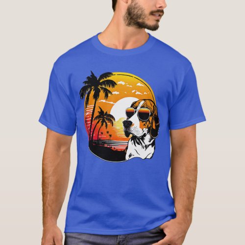 Sunset Beagle 1 T_Shirt
