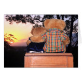 Sunset Bear card (Front Horizontal)