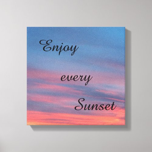 Sunset Beauty Canvas Print