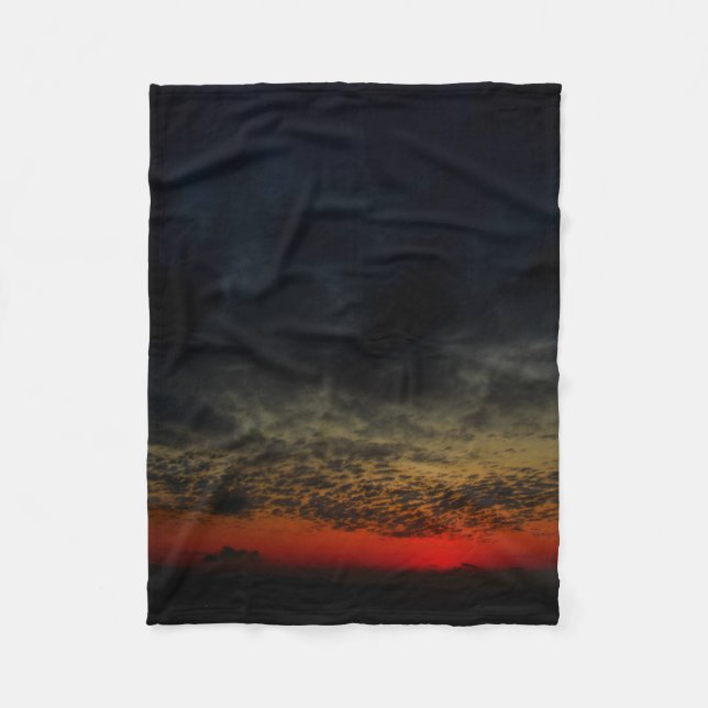 Sunset Before the Storm Fleece Blanket (Front)