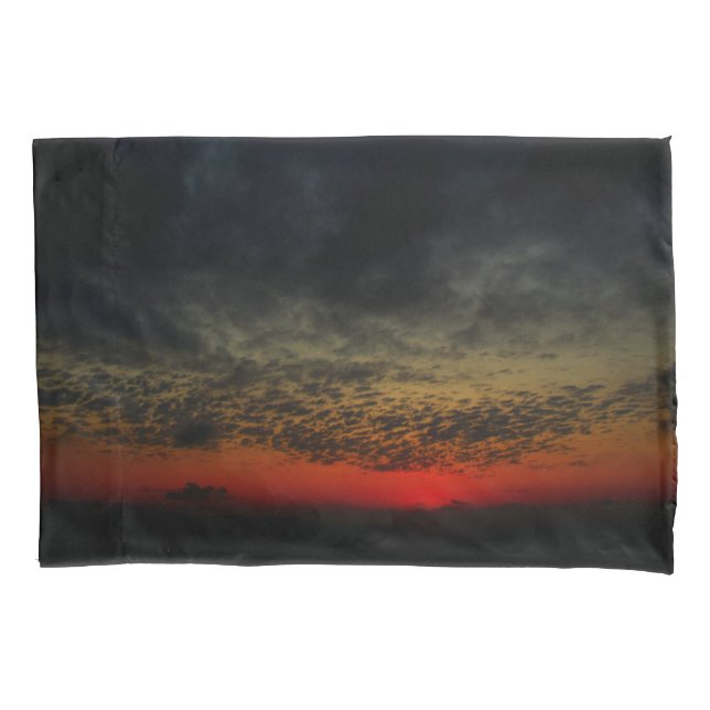 Sunset Before the Storm Pillow Case (Front)