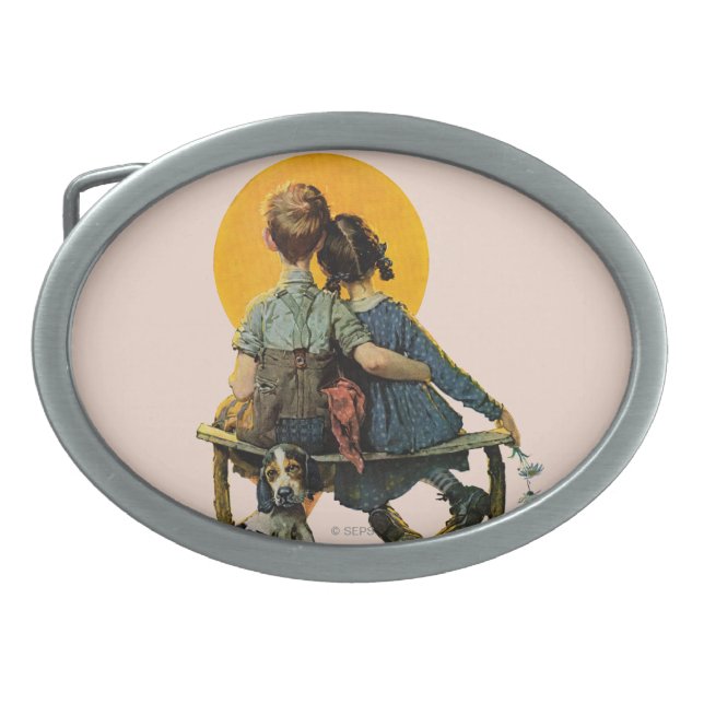 Sunset Belt Buckle (Front)