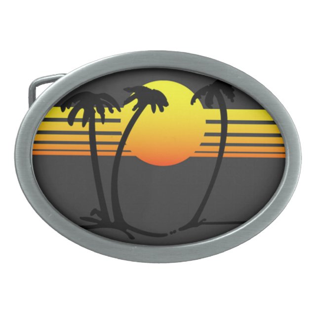 Sunset Belt Buckle (Front)