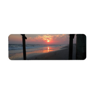 Sunset Beneath the Pier Label