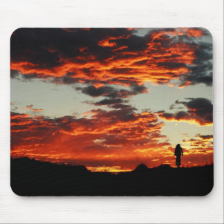 Sunset Bike Mouse Pad