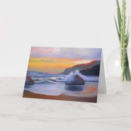Sunset - Blank Greeting Card
