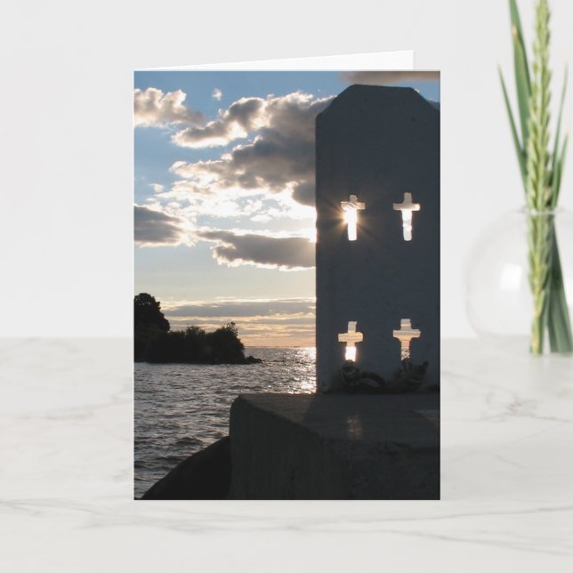 "Sunset Blessings" - Photo Art Card (Front)