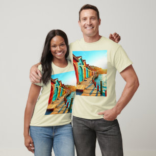 Sunset Bliss: Seaside Hues T-Shirt