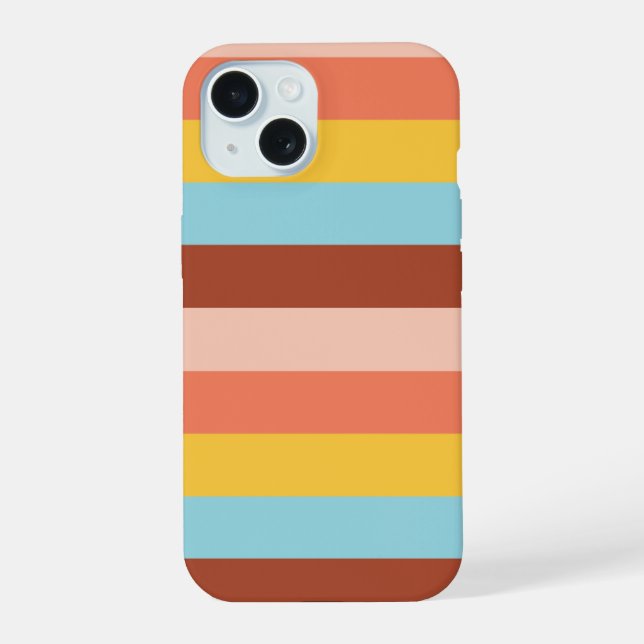 sunset block iphone case (Back)