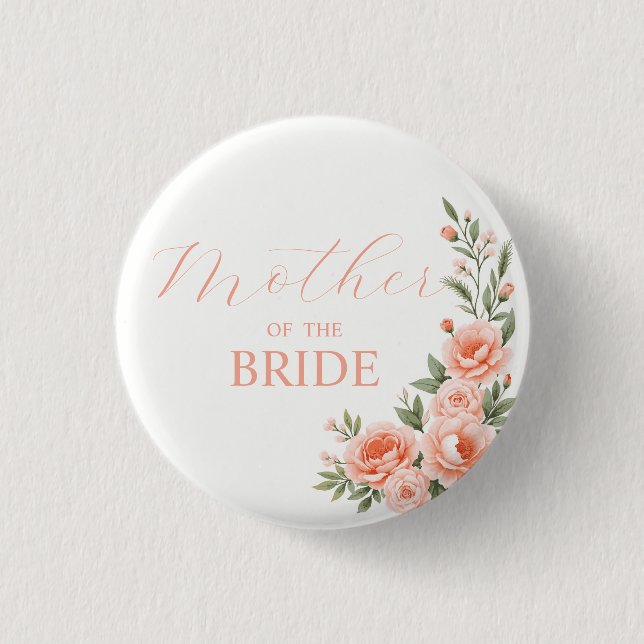 Sunset Bloom Button (Front)