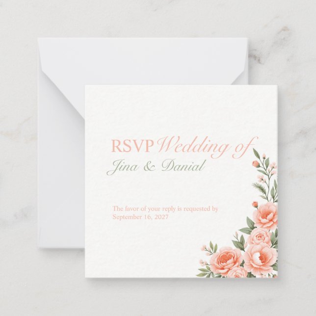 Sunset Bloom Note Card (Front)