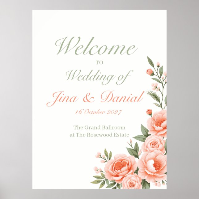 Sunset Bloom Poster (Front)