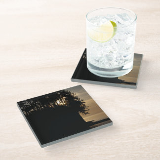 Sunset Bluff Glass Coaster