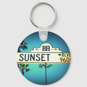 Sunset Blvd. Keychain