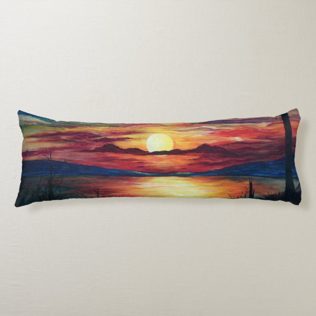 Sunset Body Pillow (Front)