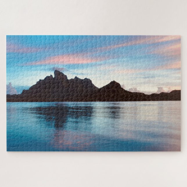 Sunset Bora Bora Jigsaw Puzzle (Horizontal)