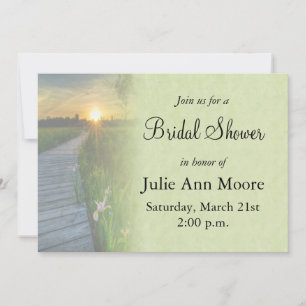 Sunset Bridal Shower Invitation