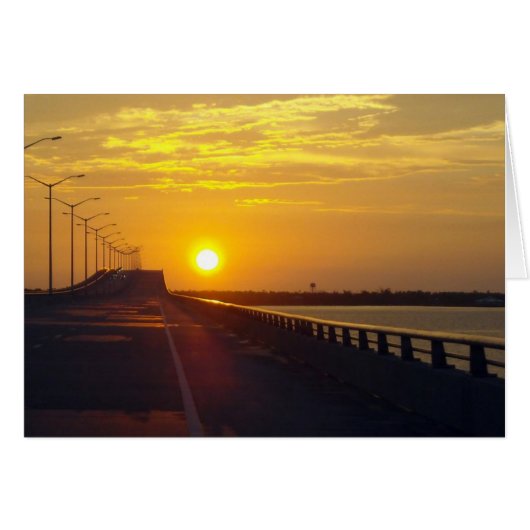 Sunset Bridge Card (Front Horizontal)