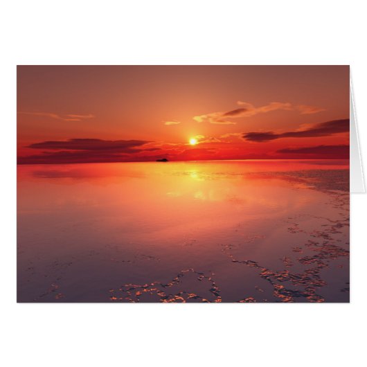sunset: burning ice cards (Front Horizontal)