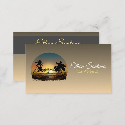 Sunset Business Card