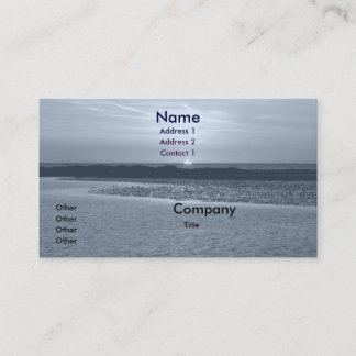 Sunset Business Card