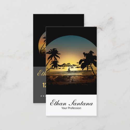 Sunset Business Card