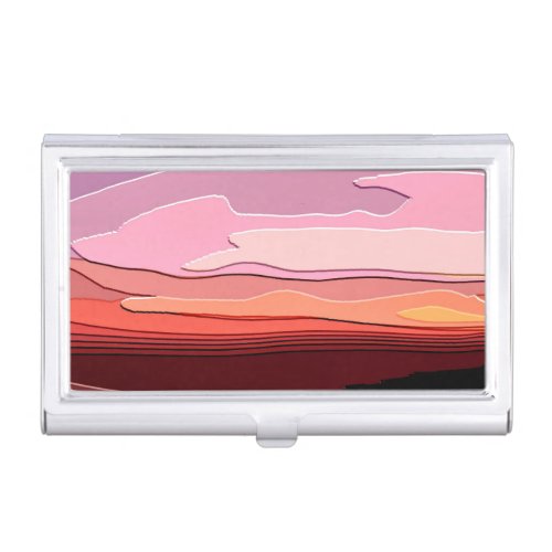 SUNSET BUSINESS CARD CASE