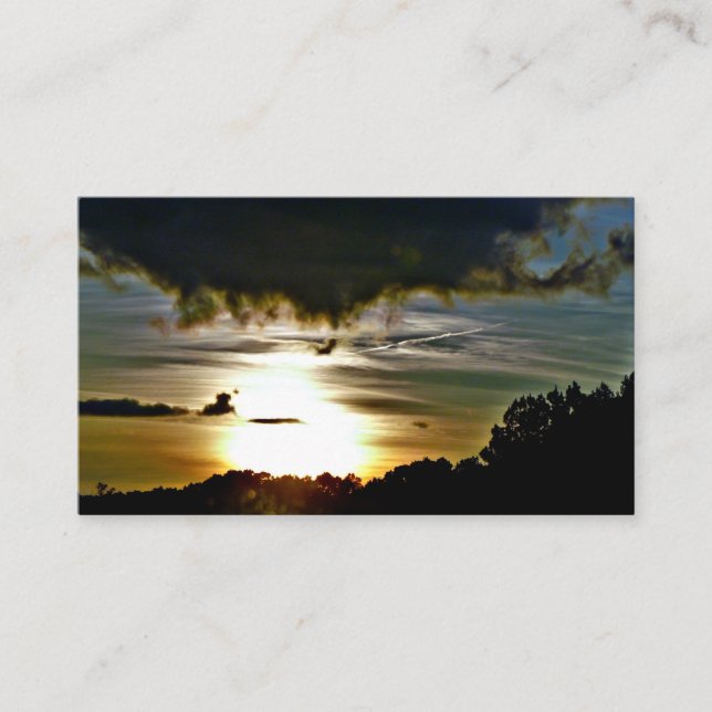 Sunset Business Cards (Front)