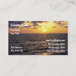 Sunset Business Cards