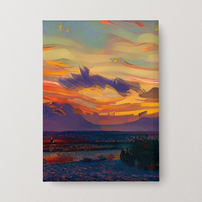 SUNSET BUTTON (Front)