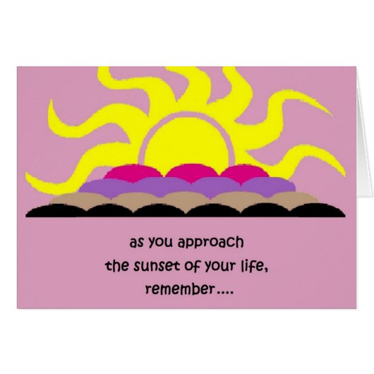 sunset...by peacewillow cards (Front Horizontal)