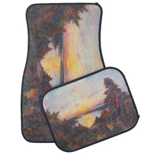 Sunset by the Coast (by Kimon Loghi) Car Floor Mat