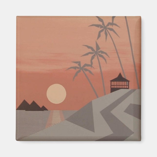 SUNSET CABANA magnet (Front)