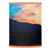 Sunset Cactus Desert Dusk Lamp Shade (Left)