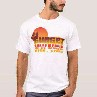 Sunset California Rio de Janeiro Ibiza T-Shirt