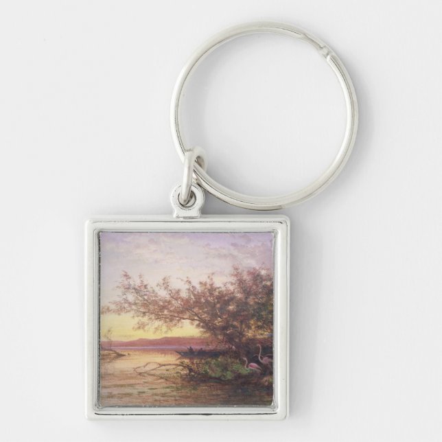 Sunset, Camargue Keychain (Front)