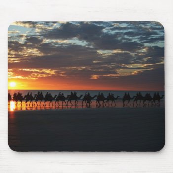 Sunset Camel Ride  Broome  Australia Mouse Pad by ImageAustralia at Zazzle