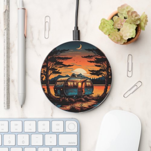 Sunset Camper Wireless Phone Charger