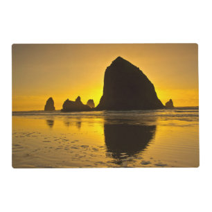 Sunset, Cannon Beach, Oregon, USA Placemat