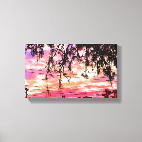 Sunset  canvas print