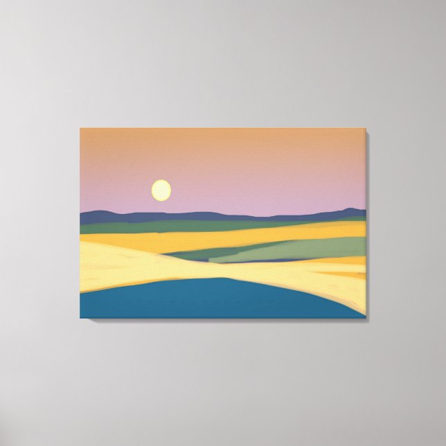 Sunset Canvas Print (Front)