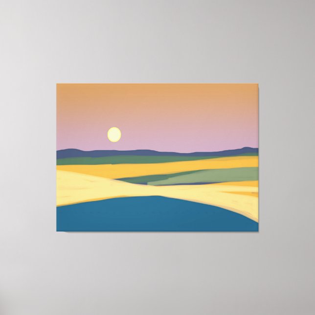 Sunset Canvas Print (Front)