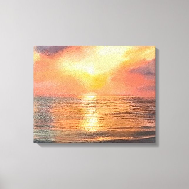 Sunset Canvas Print (Front)