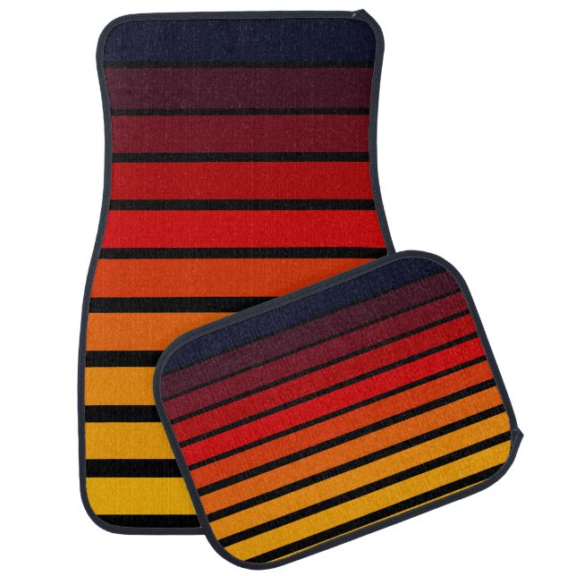 Sunset Car Floor Mat (Set)
