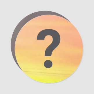 ? Sunset Car Magnet