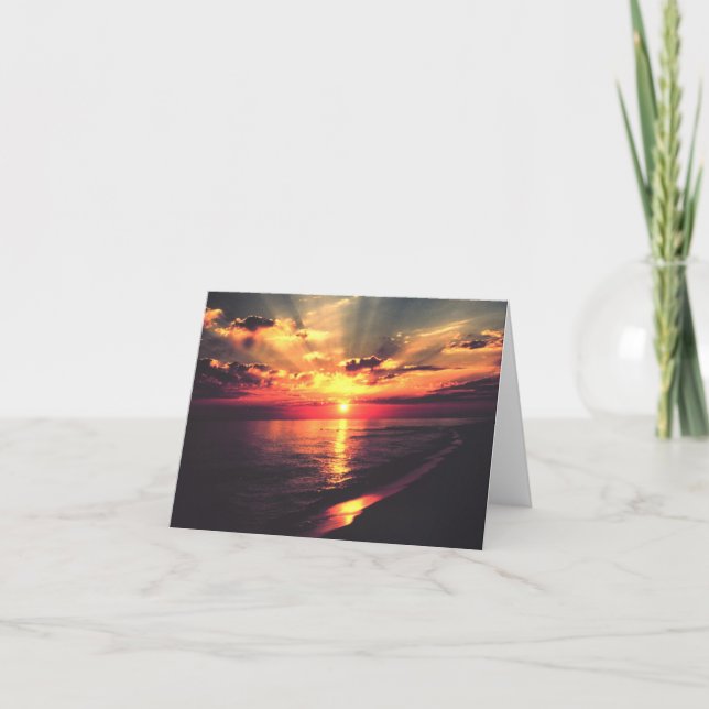 SUNSET Card (Front)