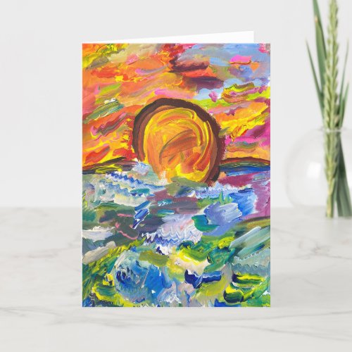 Sunset Card