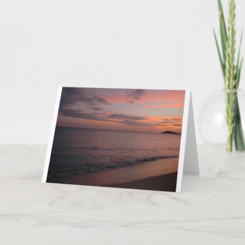 Sunset card