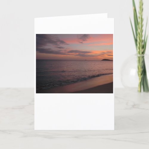 Sunset card